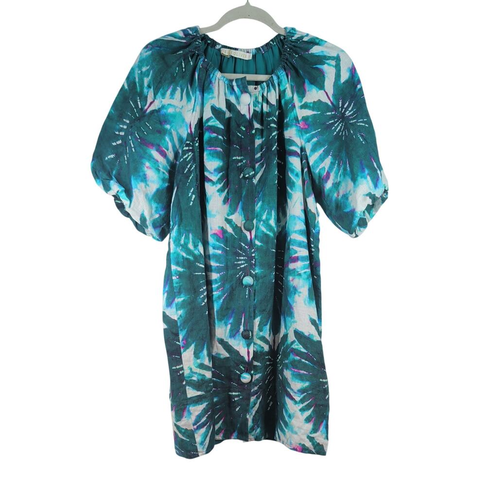 Marie Oliver Linen Dress, Size Small